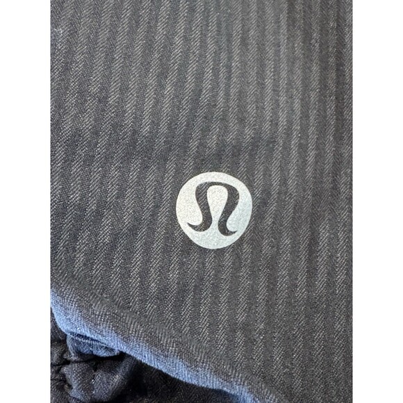 Lululemon Dance Studio Mid Rise Cropped Pant Women’s 8 Black Tie Waist Pockets - Picture 8 of 13